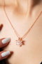Heliophilia Silver Collar de Metal Rosa CK9545B